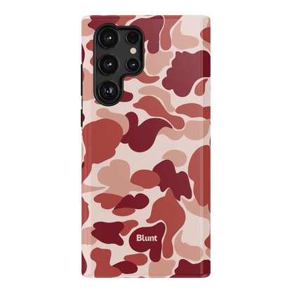 Reddish Camo Samsung Case