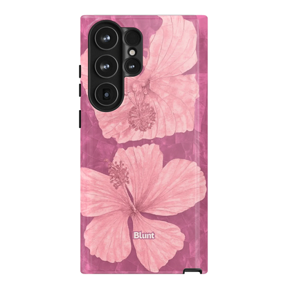 Pink Coconut Bloom Samsung Case