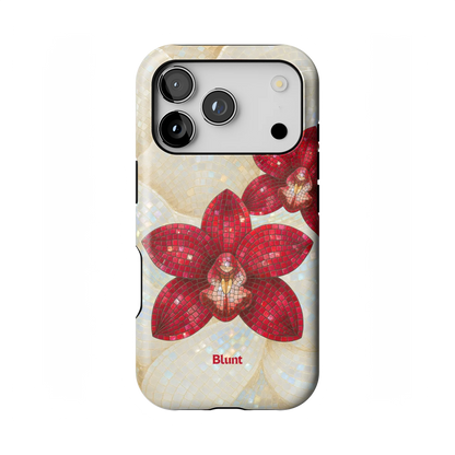 Crimson Orchid iPhone Case