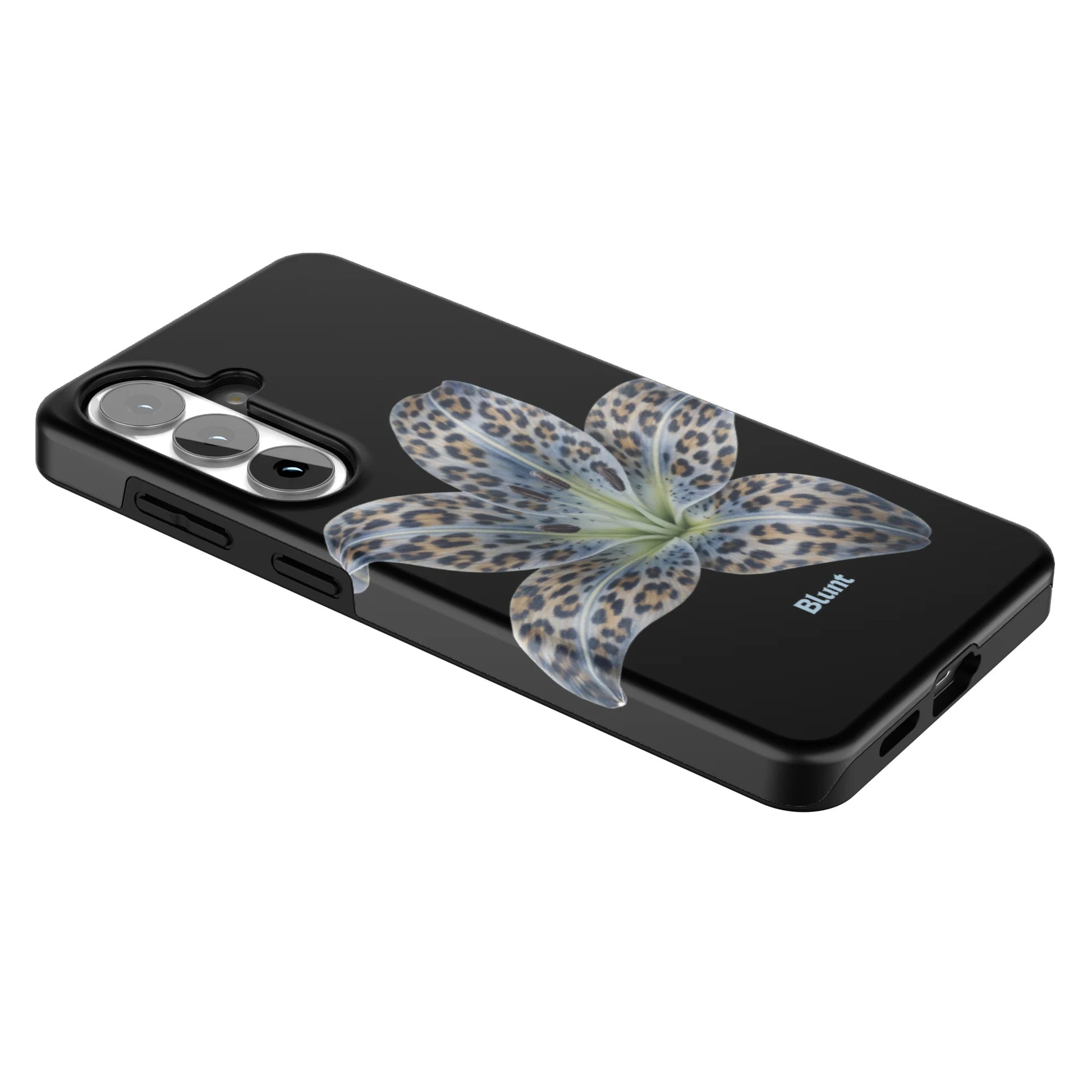Blue-Leopard-Bloom-samsung-case-Galaxy S26 Plus-2