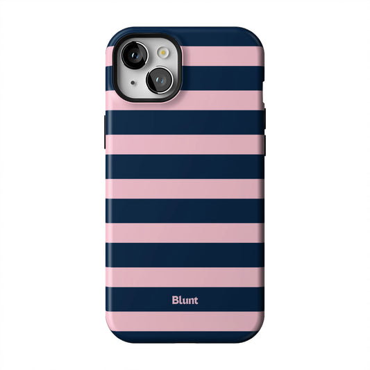 Blueberry-Blush-Stripe-iphone-case-iPhone 15 Plus-1