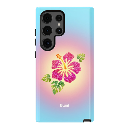 Hibiscus-Glow-samsung-case-Galaxy S24 Ultra-1