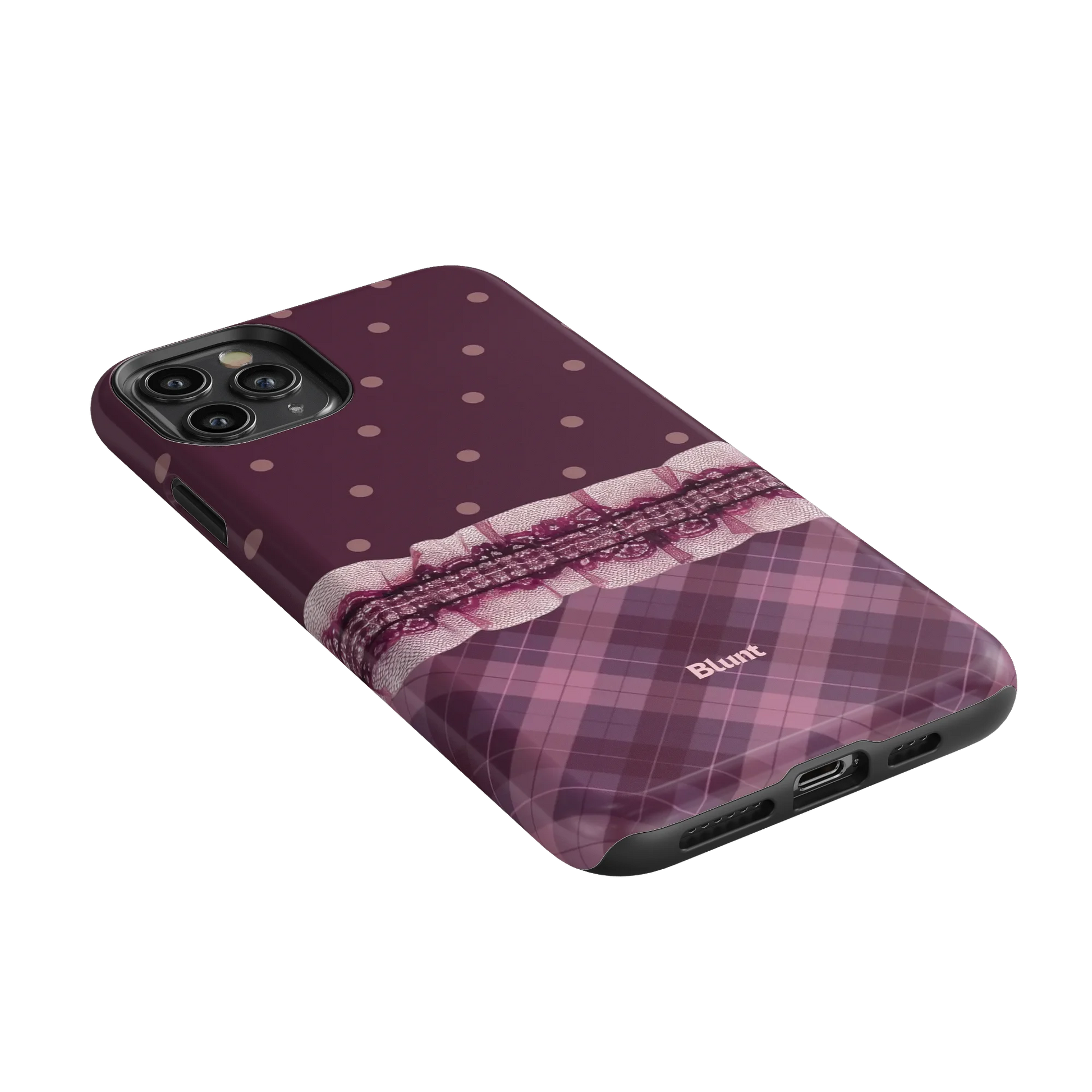 Lilac-Lattice-iphone-case-iPhone 11 Pro Max-2