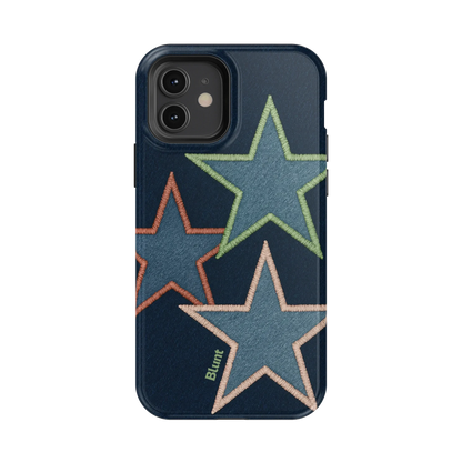 Neon Stars iPhone Case