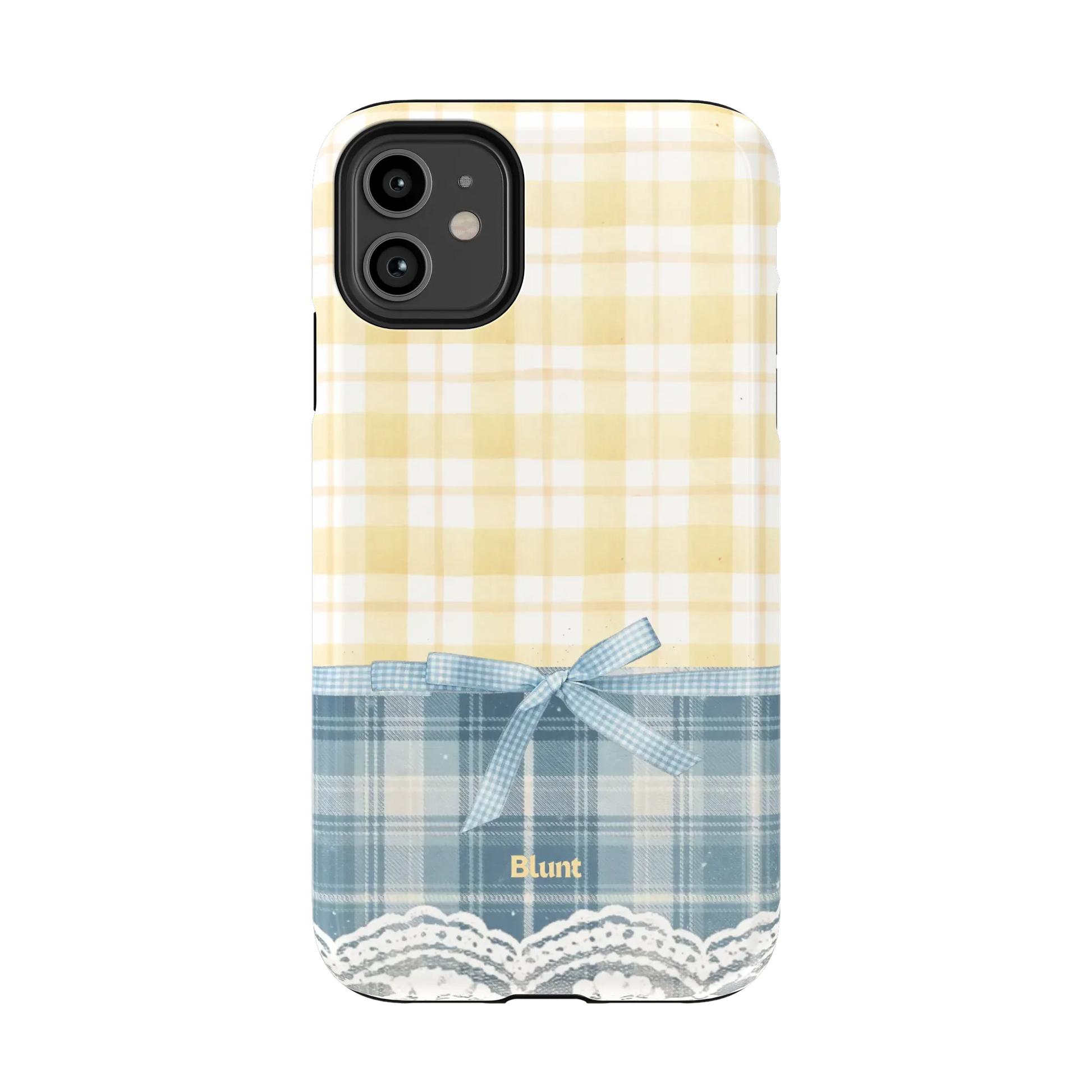 Blue-Lemonplaid-iphone-case-iPhone 11-1