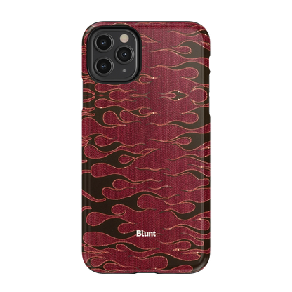Crimson Fire iPhone Case