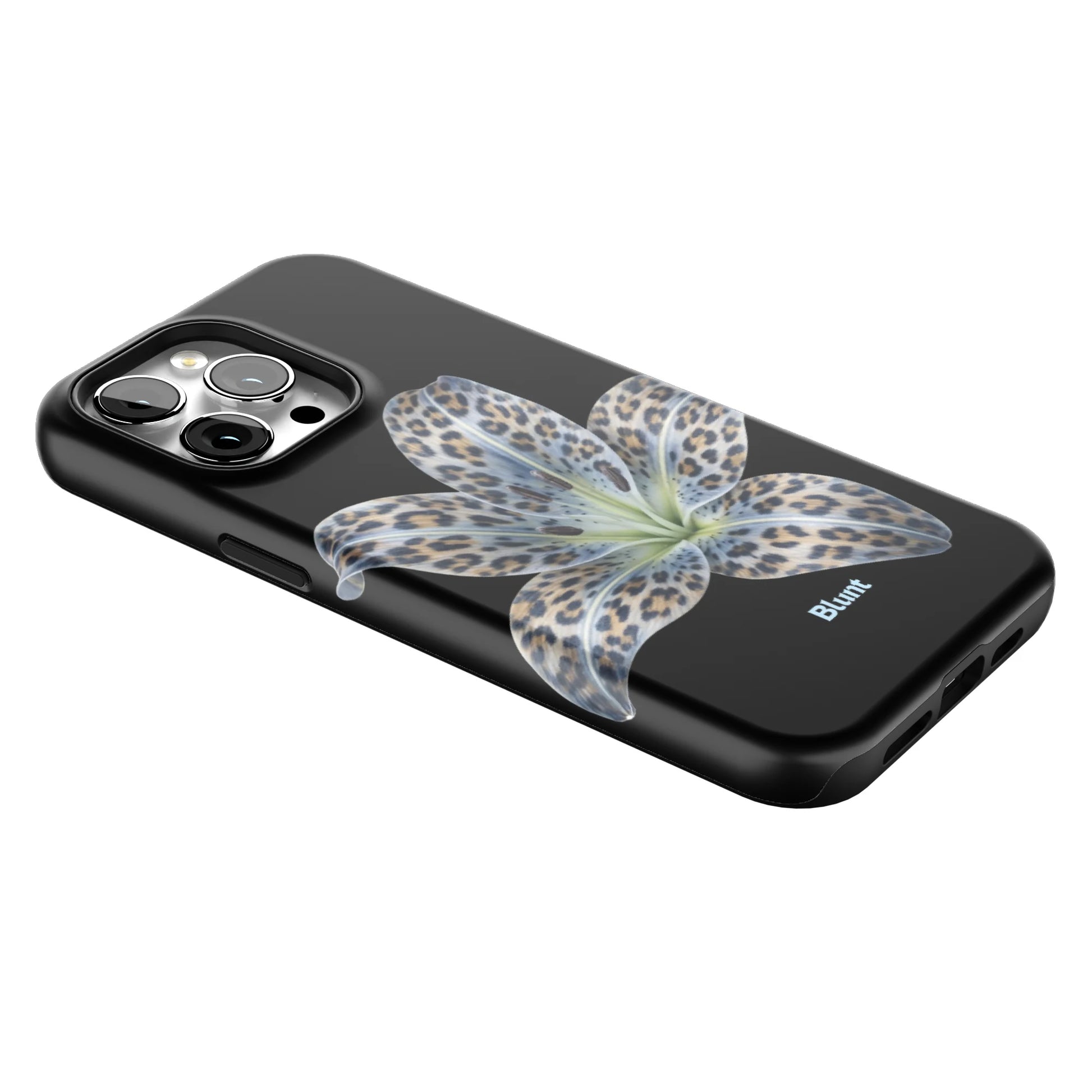 Blue-Leopard-Bloom-iphone-case-iPhone 14 Pro Max-2