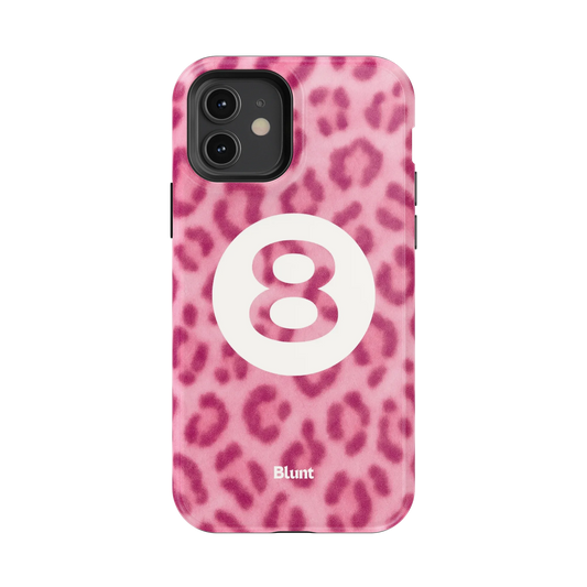 Pink Cheetah Magic 8 iPhone Case
