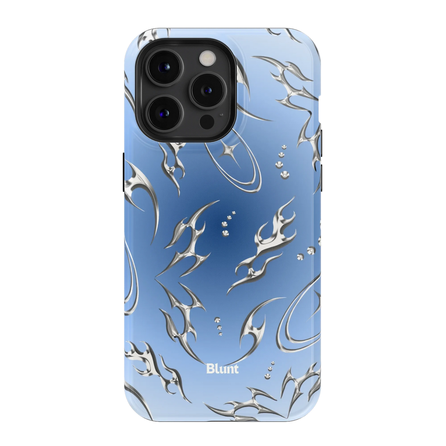 Blue Cyber iPhone Case