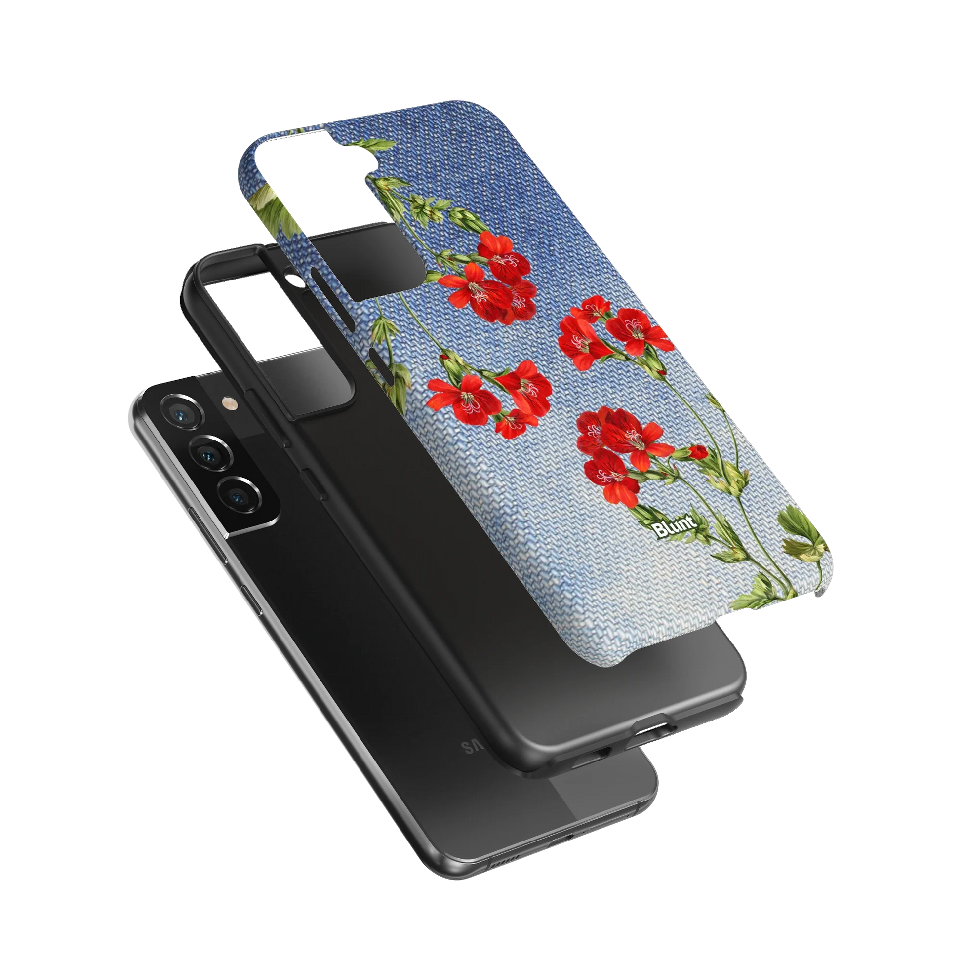 Denim-Posy-samsung-case-Galaxy S22 Plus-3