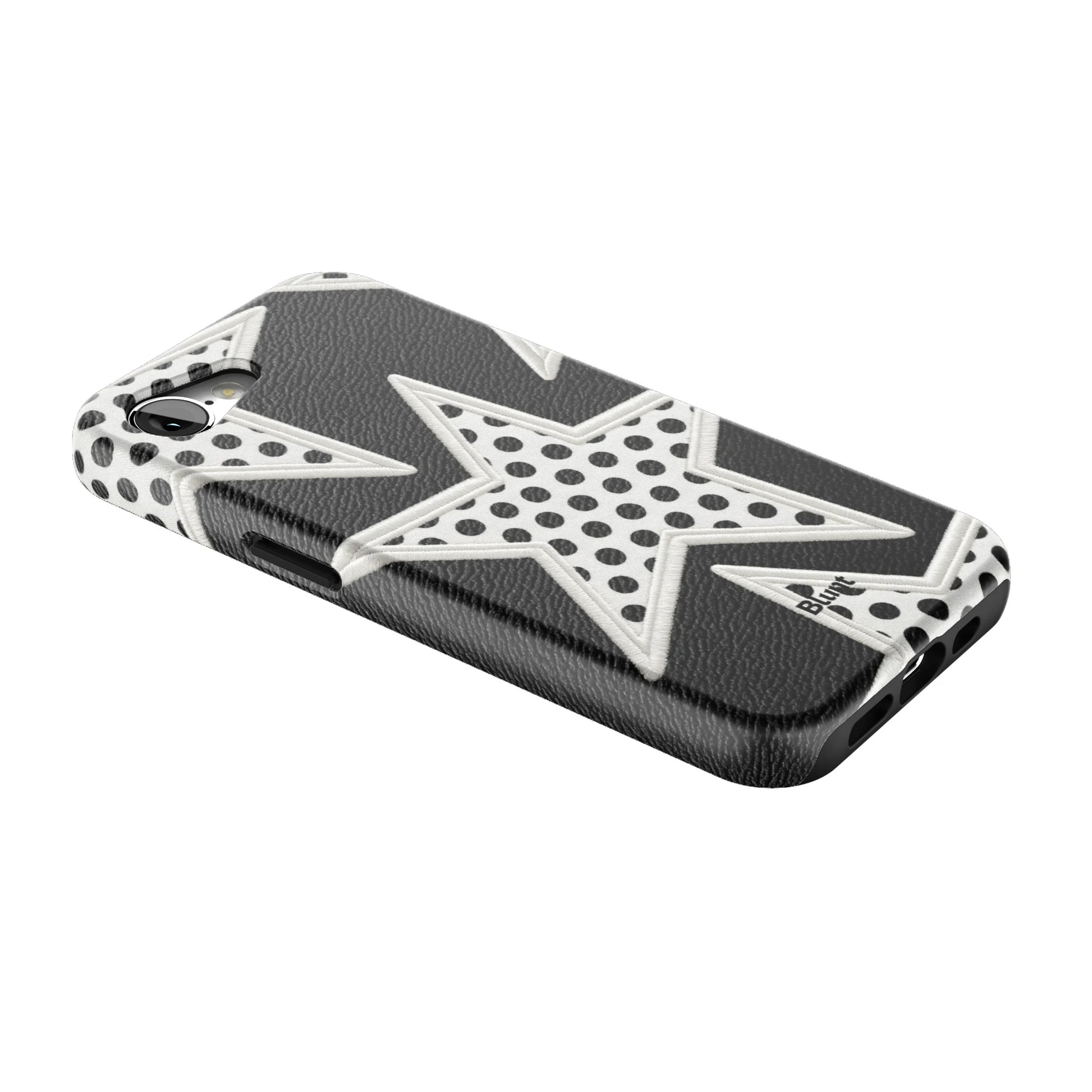 Noir-Polka-Star-iphone-case-iPhone 17 E-2