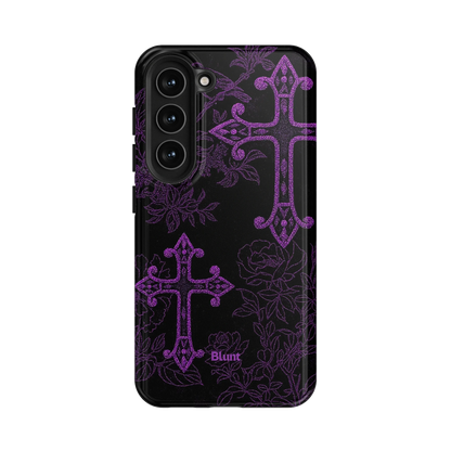 Purple Cross Samsung Case