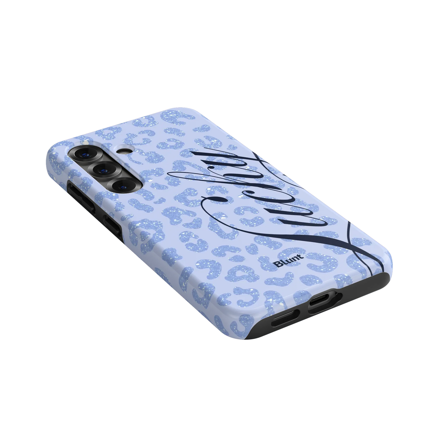 Blue Cheetah Lucky Samsung Case
