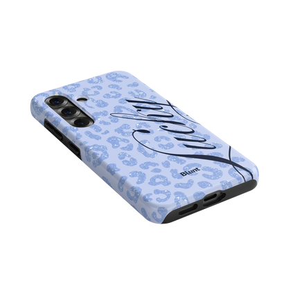 Blue Cheetah Lucky Samsung Case