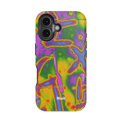 Neon Terrain iPhone Case