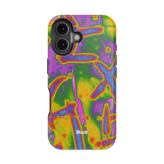 Neon Terrain iPhone Case