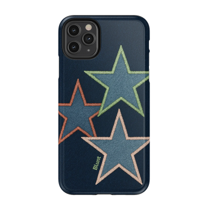 Neon Stars iPhone Case