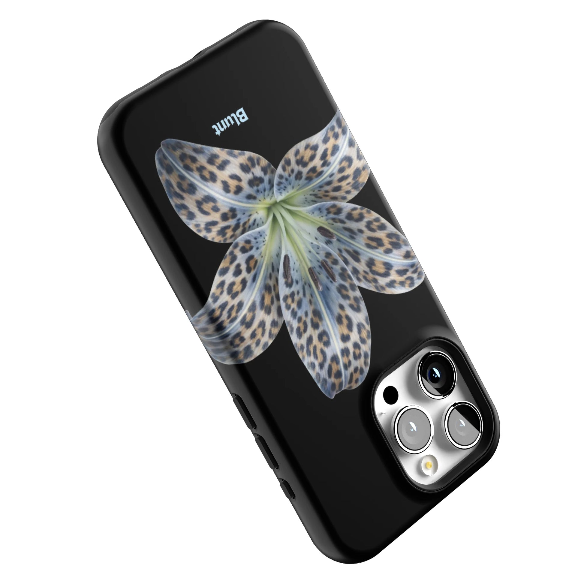 Blue-Leopard-Bloom-iphone-case-iPhone 15 Pro Max-4