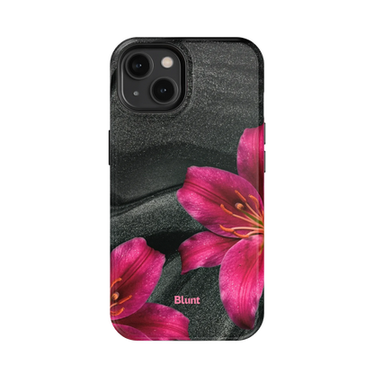 Midnight Petals iPhone Case