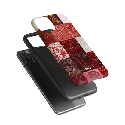 Checkered-Rouge-iphone-case-iPhone 11 Pro Max-3