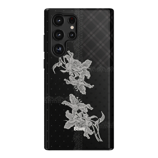 NOIR-PETALS-samsung-case-S22 Ultra-1