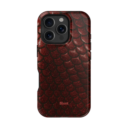 Crimson Depth iPhone Case