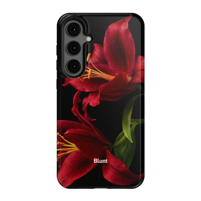 Eclipse Orchid in Red Samsung Case