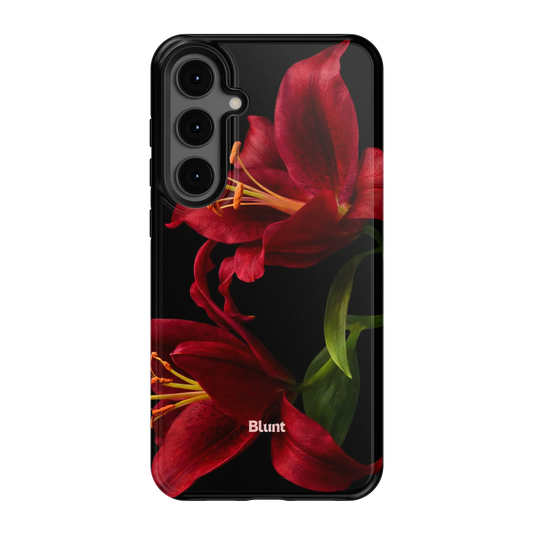 Eclipse Orchid in Red Samsung Case