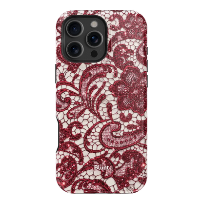 Crimson Lace iPhone Case
