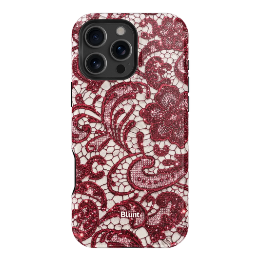 Crimson Lace iPhone Case