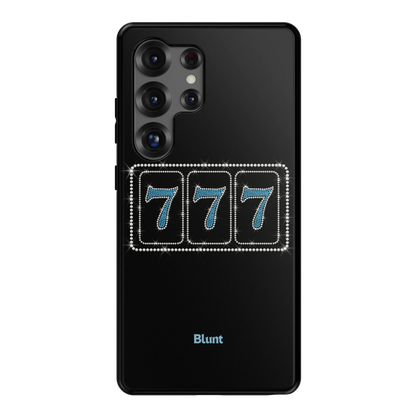 Blue Lucky 777 Samsung Case