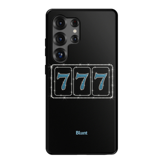 Blue Lucky 777 Samsung Case