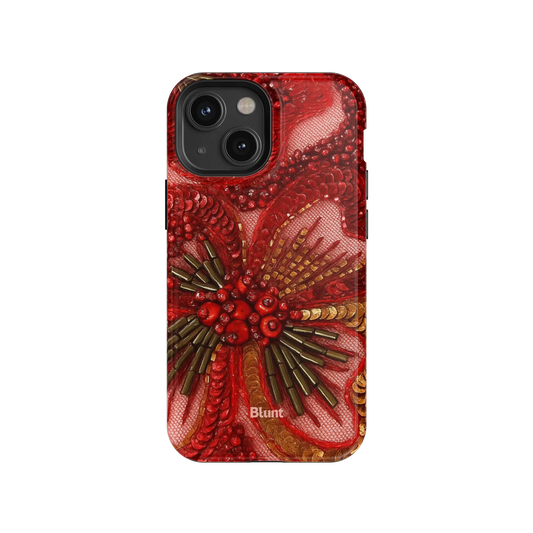 Crimson iPhone Case