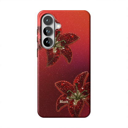 Scarlet Petals Samsung Case