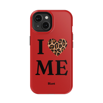 Red I Love Me iPhone Case