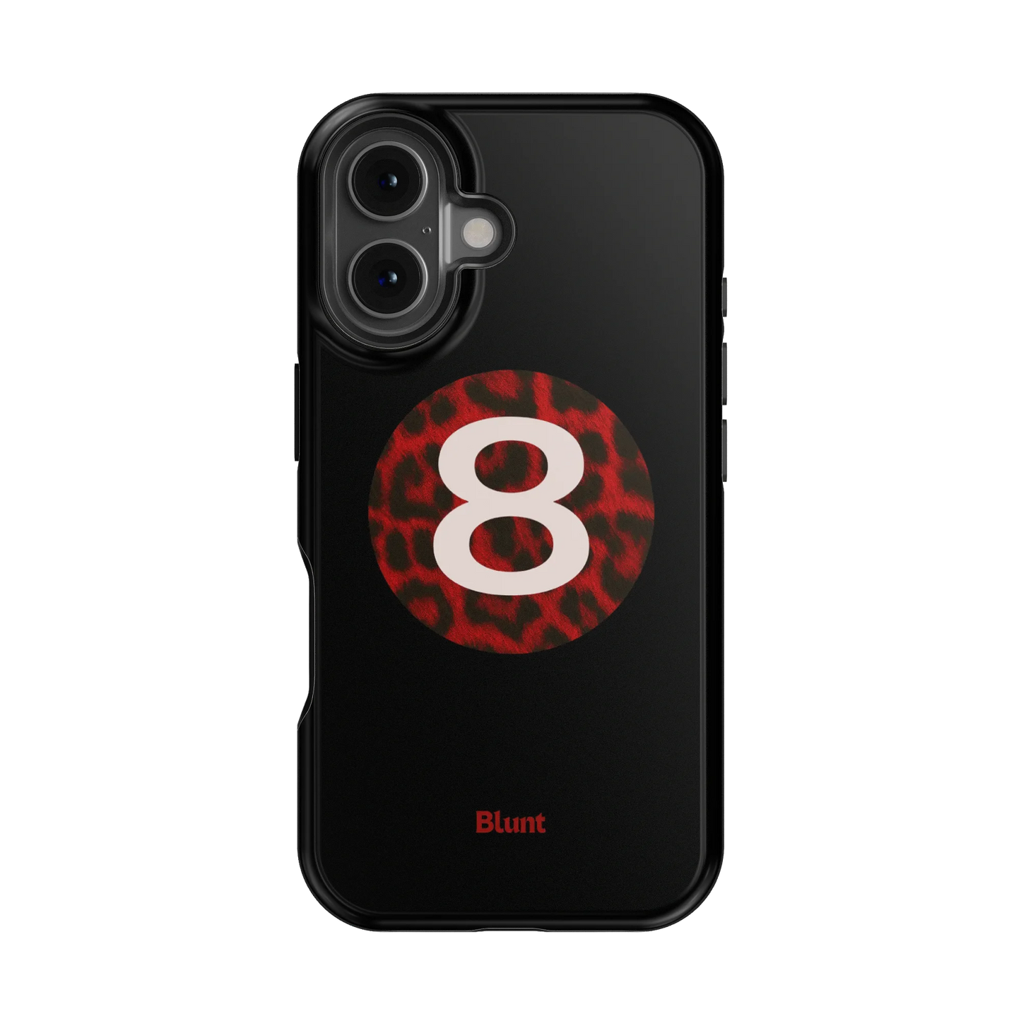 Red Cheetah Magic 8 iPhone Case
