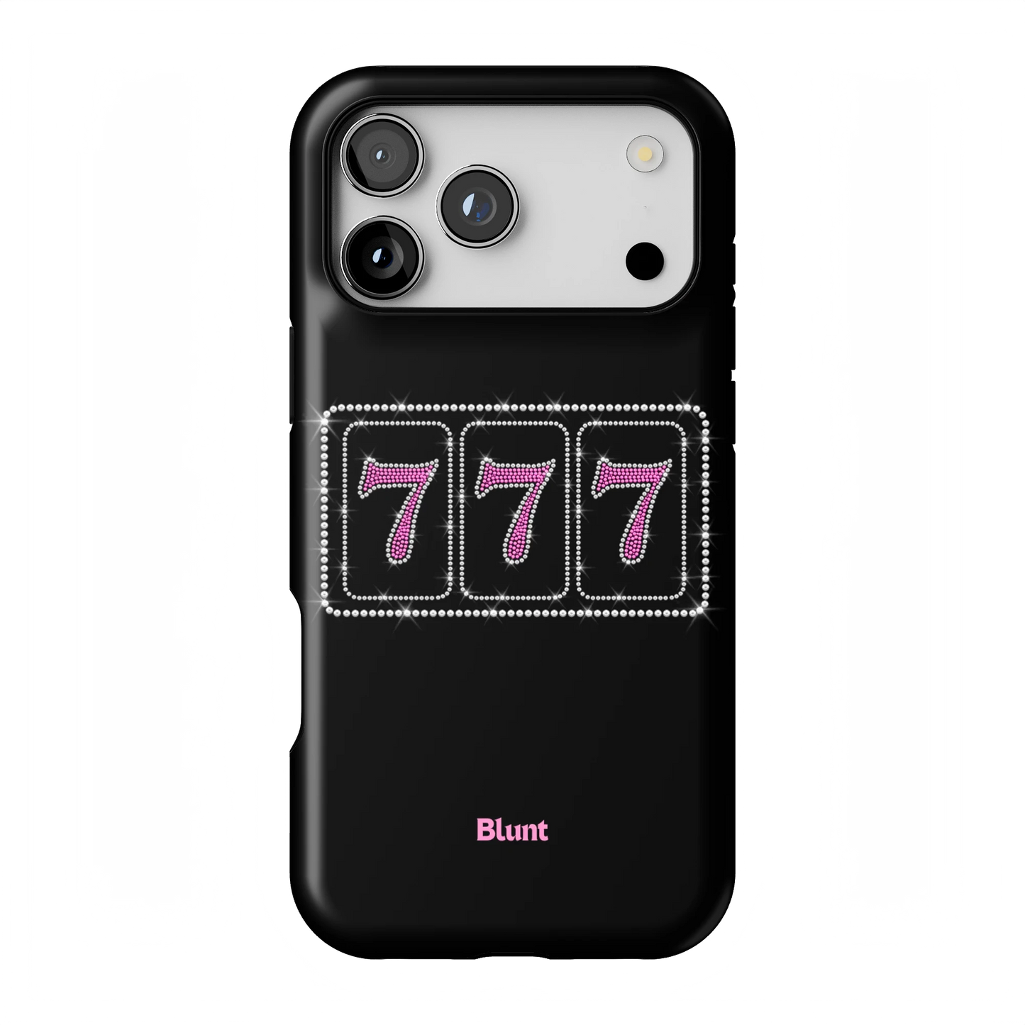 Pink Lucky 777 iPhone Case