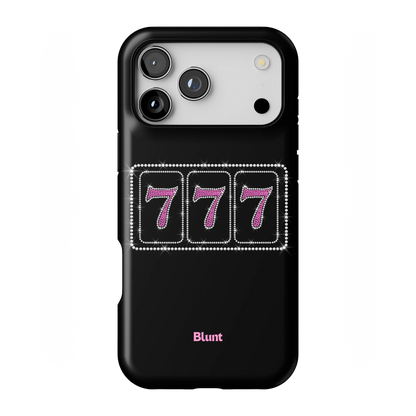 Pink Lucky 777 iPhone Case