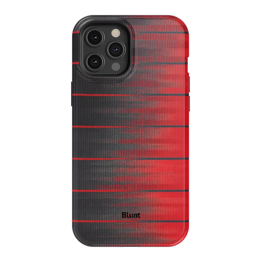 Crimson Stripe iPhone Case