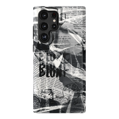 Black Love Letter Samsung Case