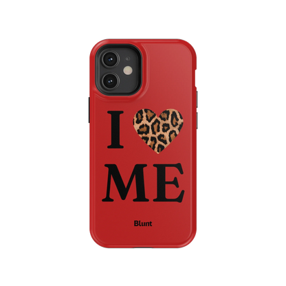 Red I Love Me iPhone Case