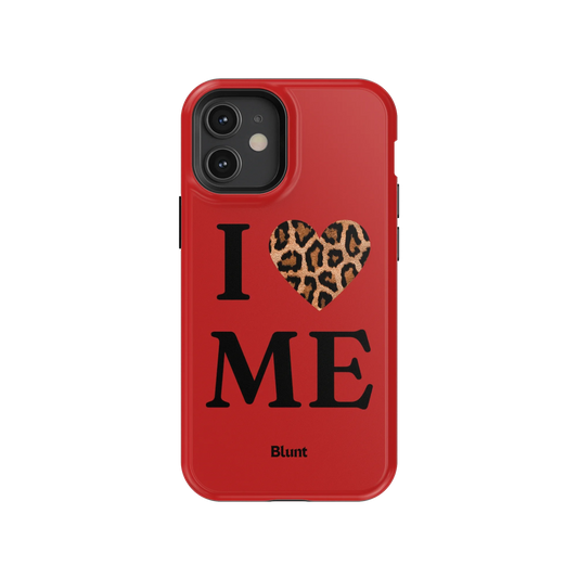 Red I Love Me iPhone Case