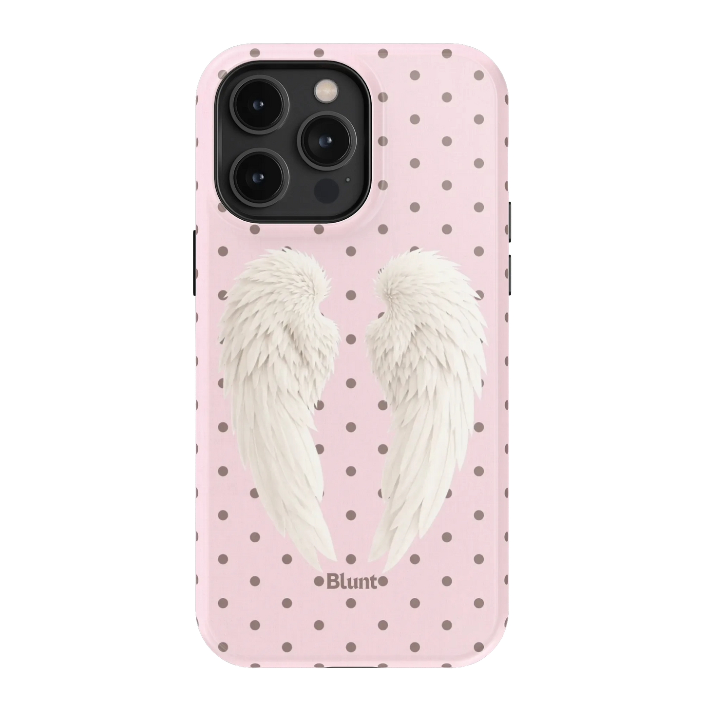 Pink Polka Wing iPhone Case