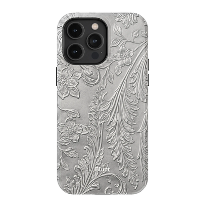 Tooled Silver iPhone Case