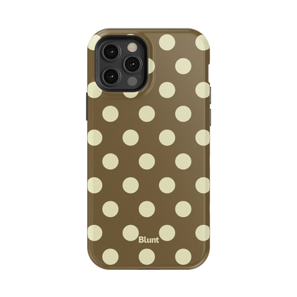 Toffee Cream Dot iPhone Case