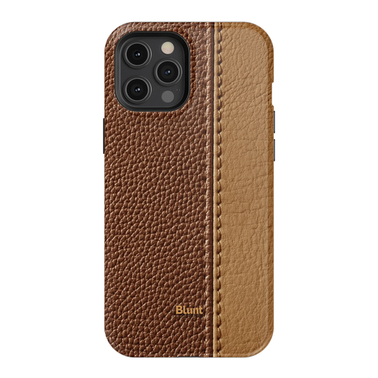 Two-Tone Walnut iPhone Case