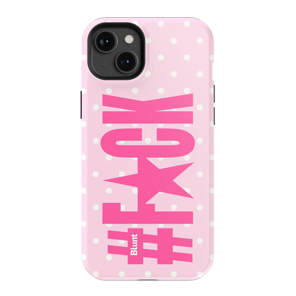 Pink Polka Riot iPhone Case