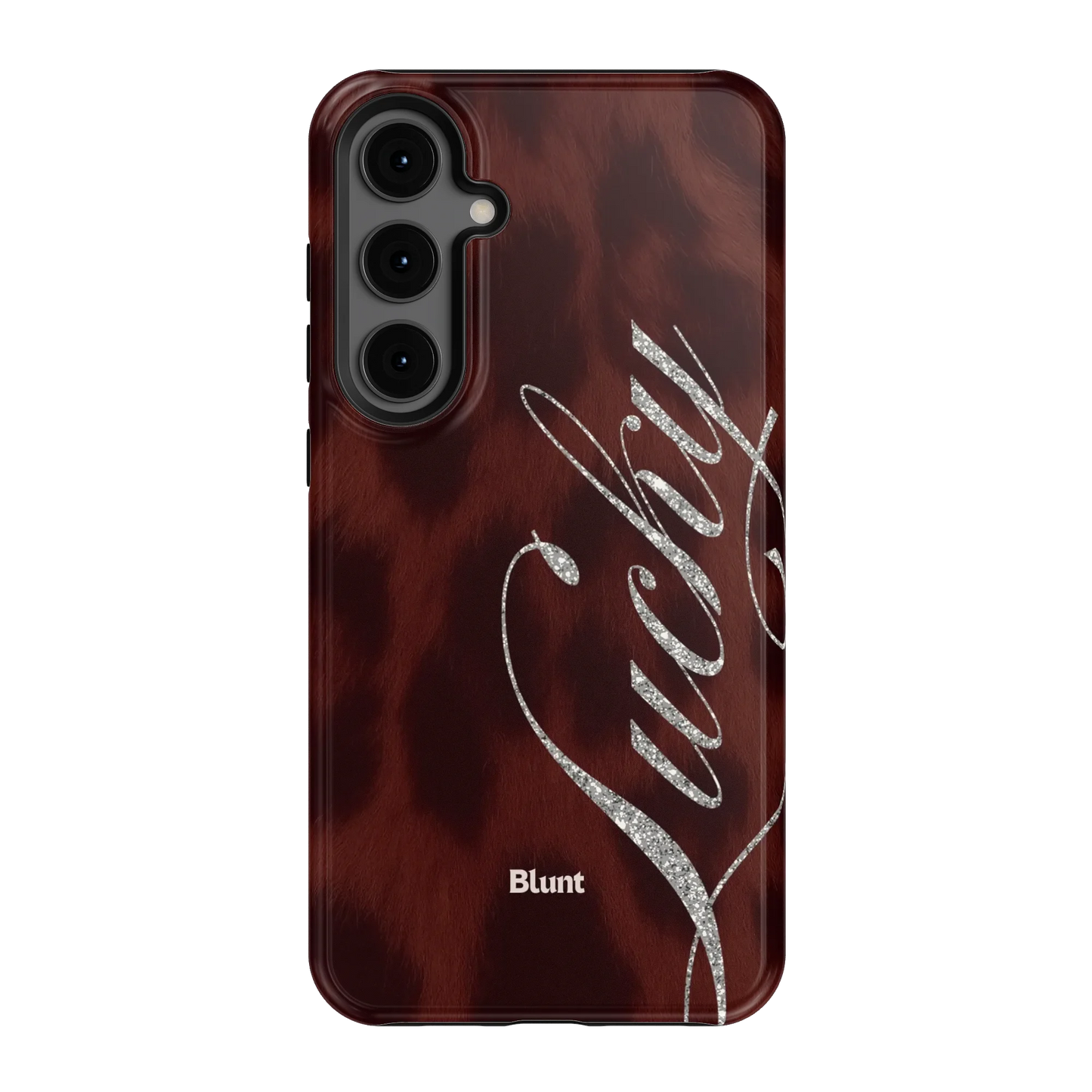 Brown Cheetah Lucky Samsung Case