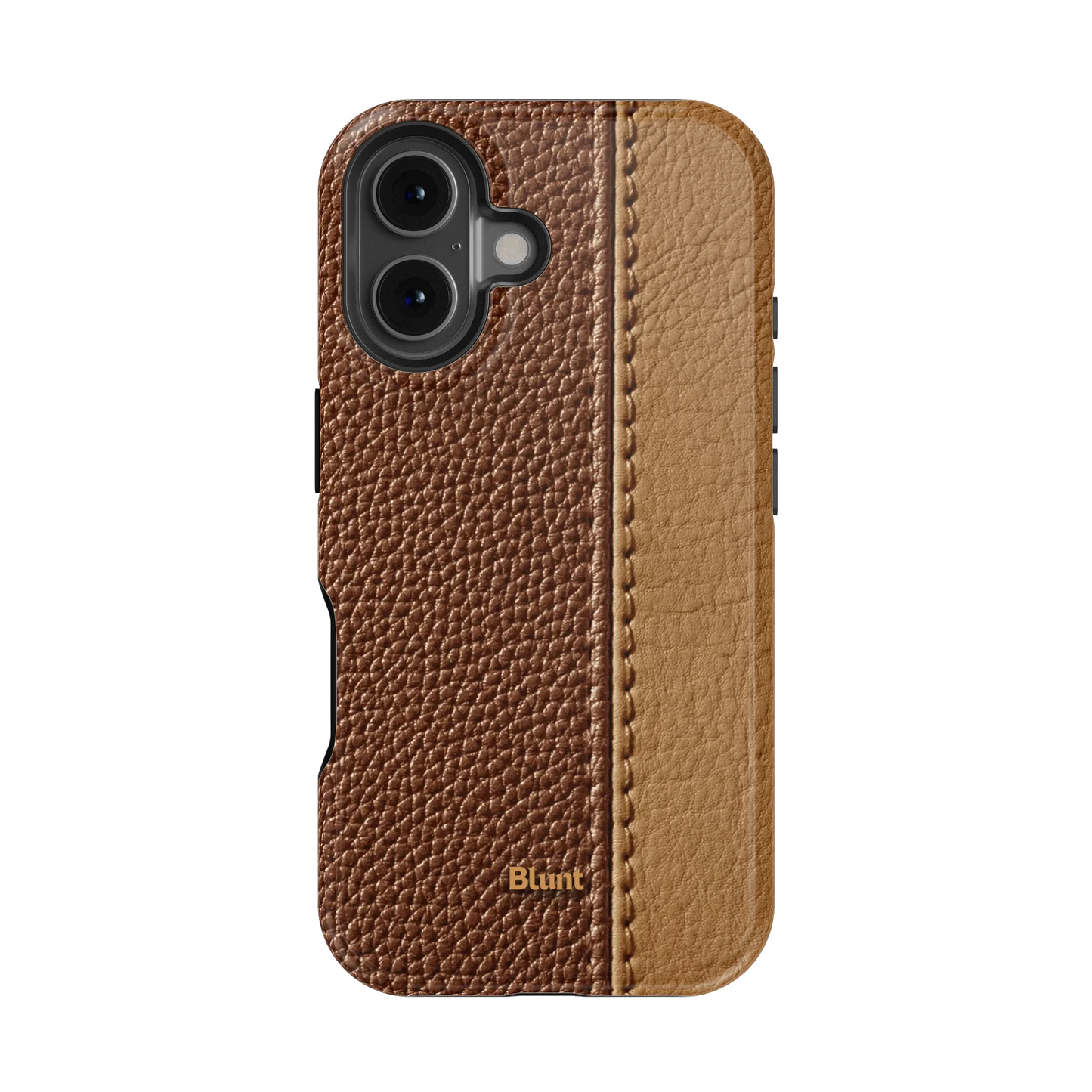Two-Tone Walnut iPhone Case