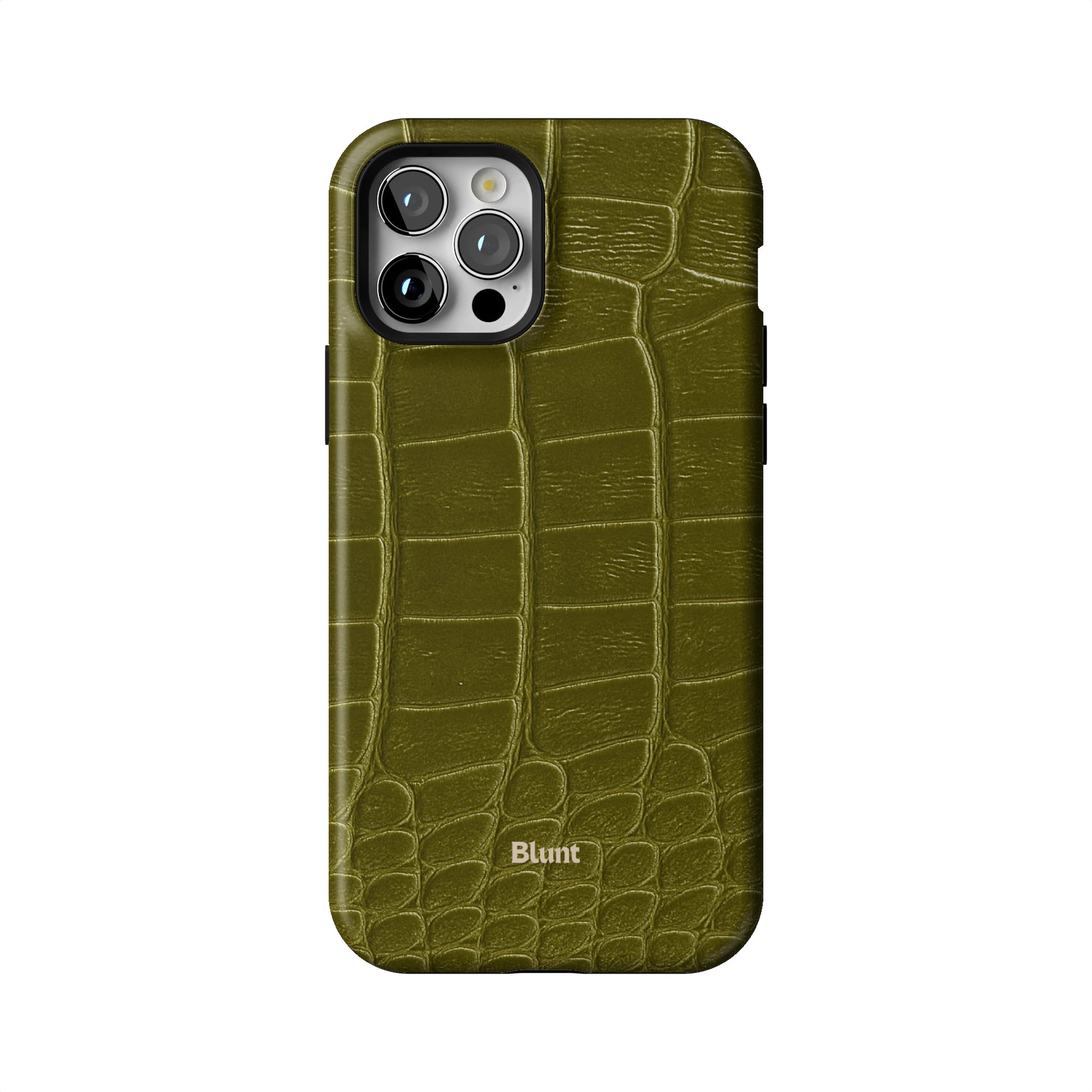 Olive Croc iPhone Case gallery - Iphone_12_Pro_1